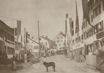 Talackerstrasse in Uster um 1890